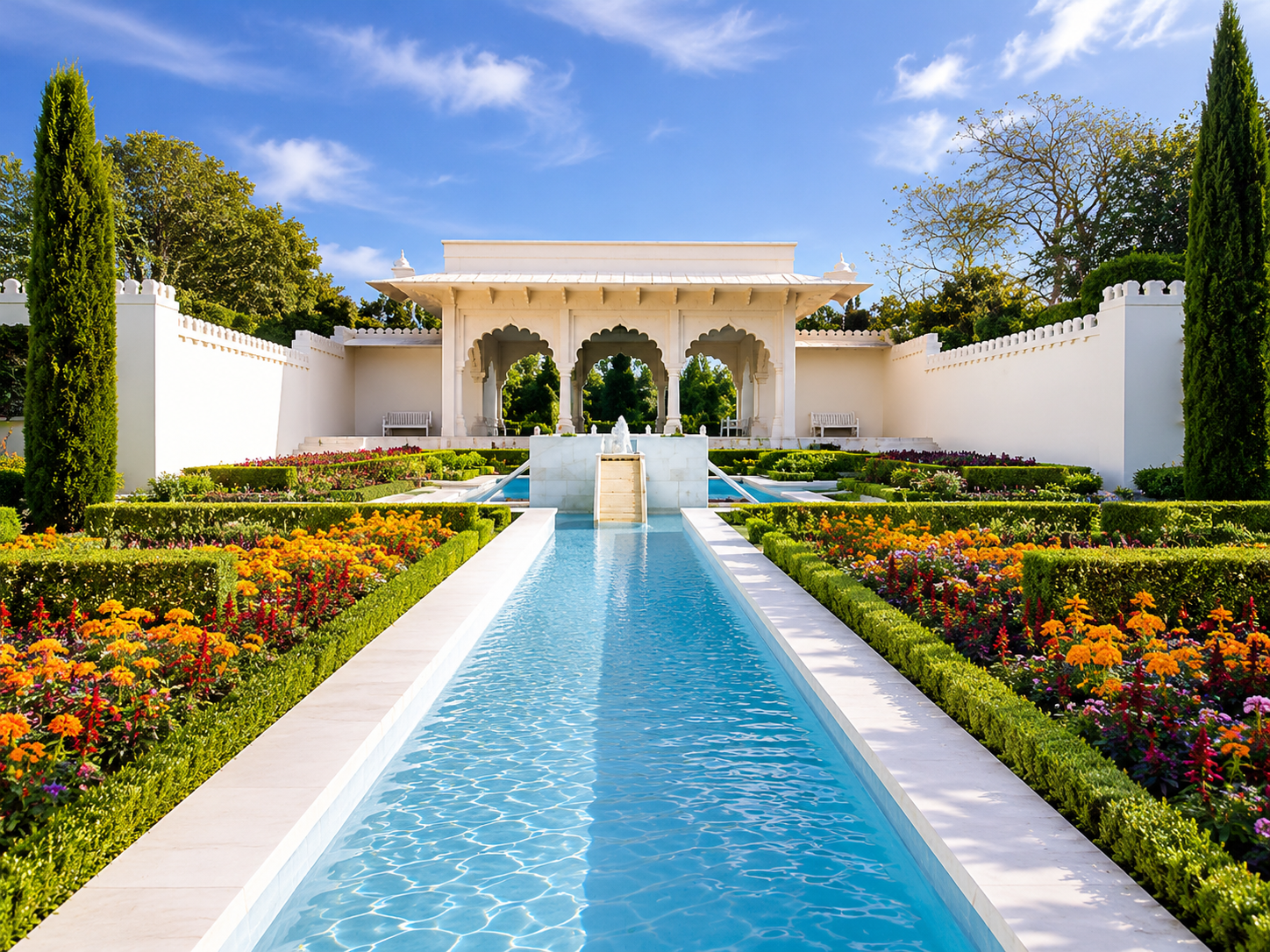 Hamilton gardens and Waikato landscape