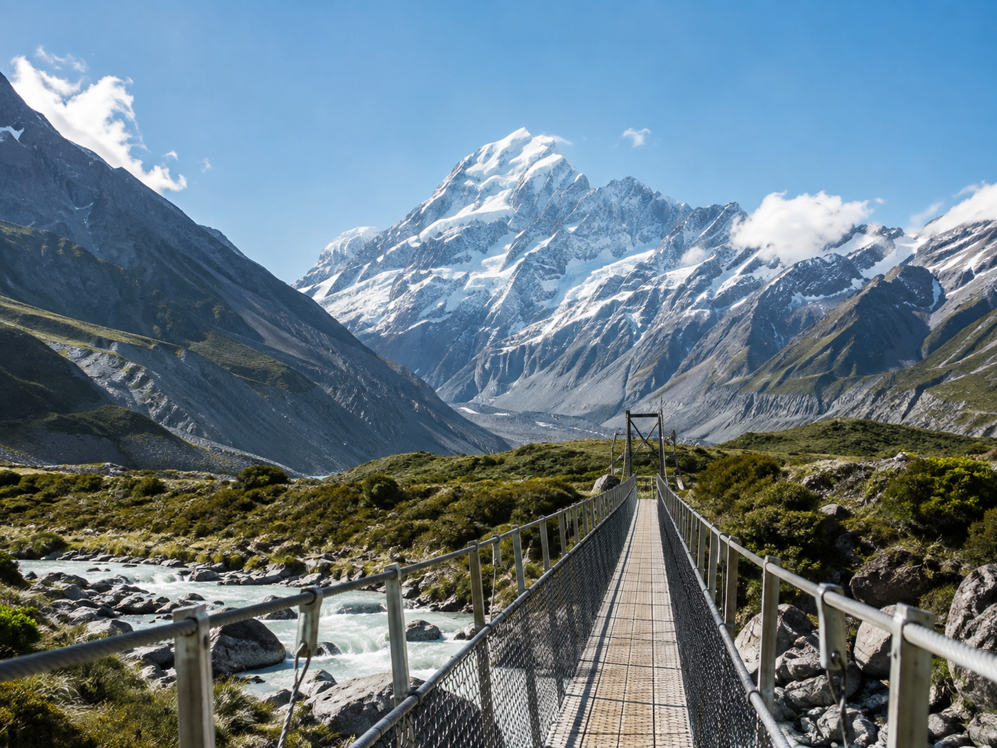 Aoraki Mount Cook alpine landscape