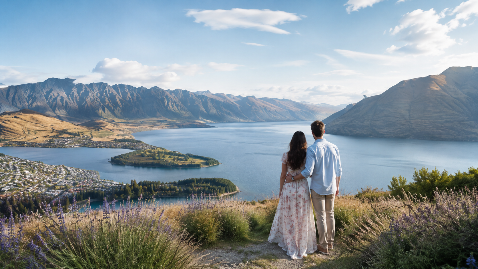 New Zealand mountain lake